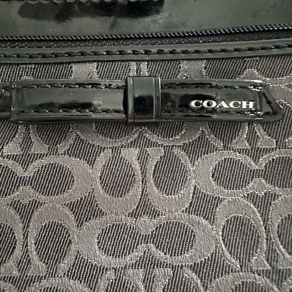 Coach Gray and Black Wristlet - Picture 2 of 7